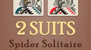 Thumbnail of 2 Suits Spider Solitaire