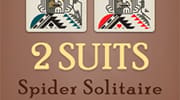 Thumbnail of 2 Suits Spider Solitaire