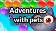 Thumbnail of Adventures With Pets Bubble Shooter