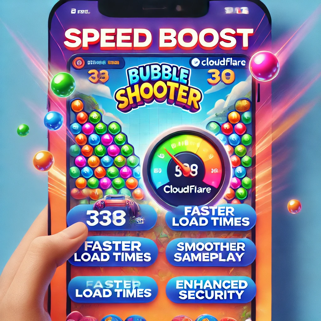 Bubble Shooter gets a Speed Boost Thanks to Cloudflare