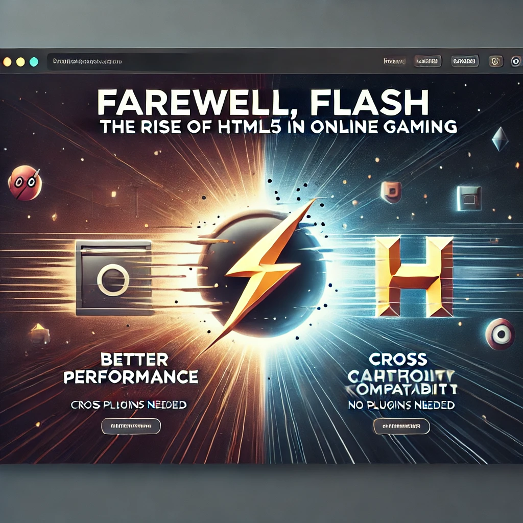 Farewell, Flash: The Rise of HTML5 in Online Gaming